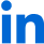 A LinkedIn logo.