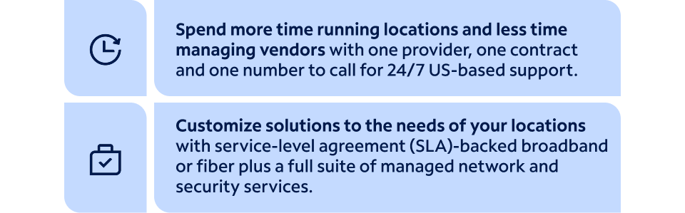 See why over 90% of the Fortune 500 trust Spectrum Business for their technology solutions. Talk to one of our experts today to get started.